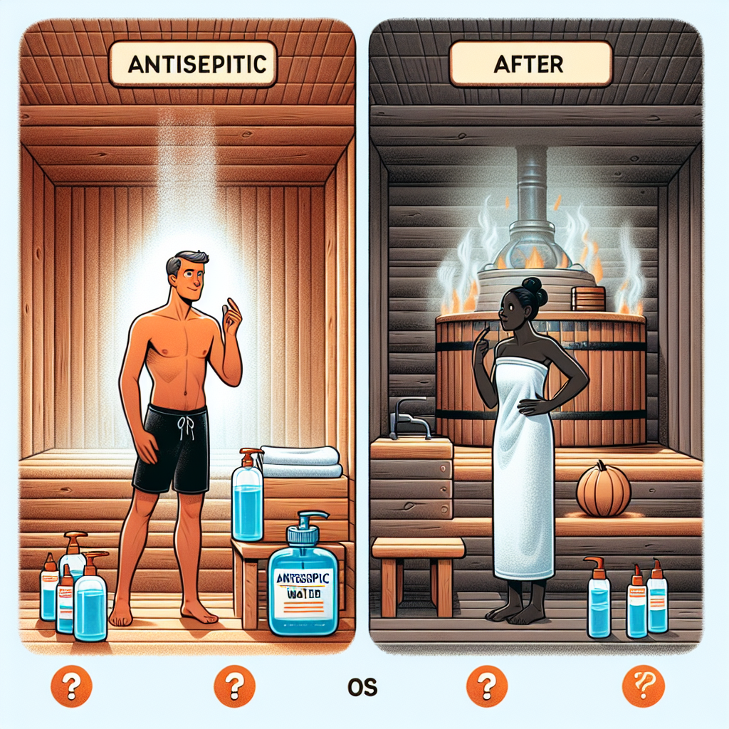 Eau germicide avant ou après un sauna : quand est-ce préférable Eau germicide avant ou après un sauna : quand est-ce préférable