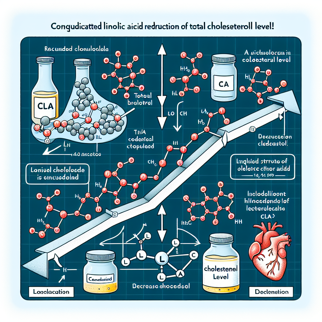 Le CLA et la réduction du taux de cholestérol total Le CLA et la réduction du taux de cholestérol total